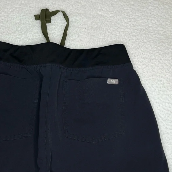 Figs Women's Navy Blue Jogger Pants Pockets Sz S Office Workwear Medical Nurse - Picture 8 of 10
